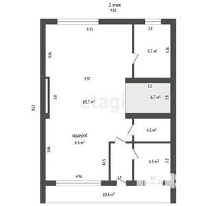 Дом 200м&sup2;, 2-этажный, участок 5 сот.  