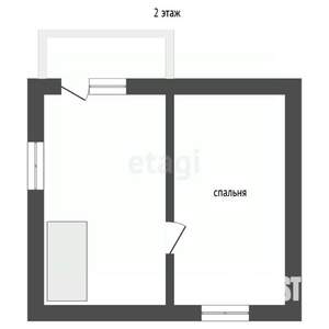 Дом 61м&sup2;, 2-этажный, участок 5 сот.  