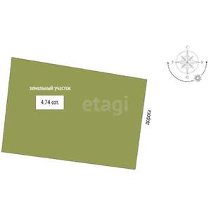 Дом 200м², 2-этажный, участок 5 сот.  