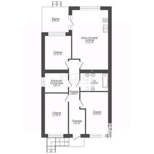 Дом 150м², 1-этажный, участок 3 сот.  