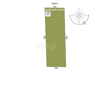 Дом 131м², 1-этажный, участок 3 сот.  