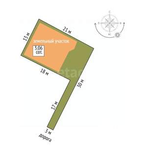 Дом 192м&sup2;, 2-этажный, участок 3 сот.  