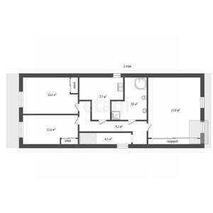 Дом 150м², 2-этажный, участок 3 сот.  