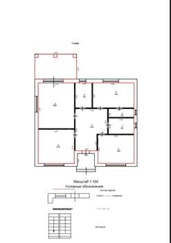 Дом 125м², 1-этажный, участок 6 сот.  