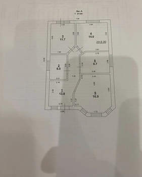 Дом 75м&sup2;, 1-этажный, участок 3 сот.  