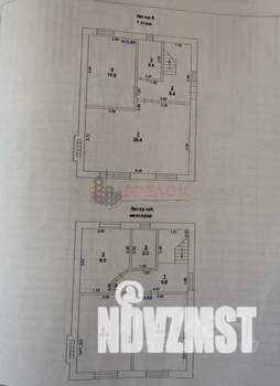 Дом 95м&sup2;, 2-этажный, участок 2 сот.  