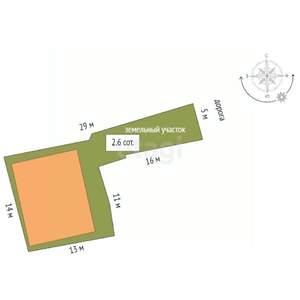 Дом 291м², 2-этажный, участок 3 сот.  