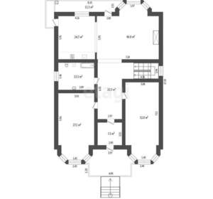 Дом 517м², 2-этажный, участок 13 сот.  
