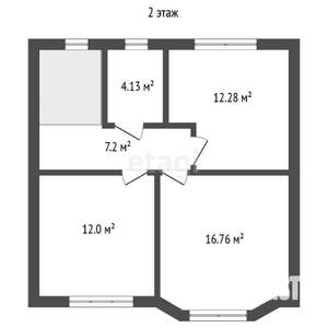Дом 112м&sup2;, 2-этажный, участок 234 сот.  