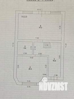 Дом 160м&sup2;, 2-этажный, участок 4 сот.  