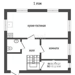 Дом 92м², 2-этажный, участок 3 сот.  
