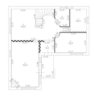 Дом 200м&sup2;, 2-этажный, участок 4 сот.  