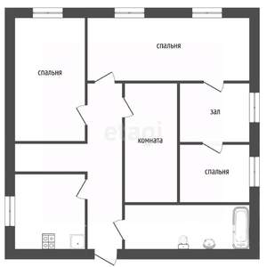 Дом 105м&sup2;, 2-этажный, участок 4 сот.  