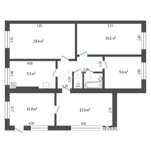 Дом 323м², 3-этажный, участок 10 сот.  