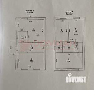 Дом 108м&sup2;, 2-этажный, участок 4 сот.  