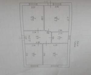 Дом 80м², 1-этажный, участок 5 сот.  