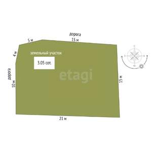 Дом 250м², 3-этажный, участок 3 сот.  