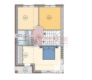 Таунхаус 110м&sup2;, 2-этажный, участок 3 сот.  