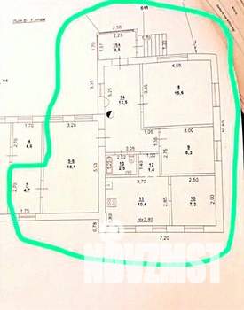 Дом 85м&sup2;, 1-этажный, участок 3 сот.  