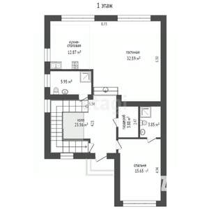 Дом 330м&sup2;, 2-этажный, участок 3 сот.  