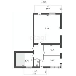 Дом 270м&sup2;, 3-этажный, участок 5 сот.  