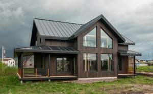 Дом 216м&sup2;, 2-этажный, участок 4 сот.  