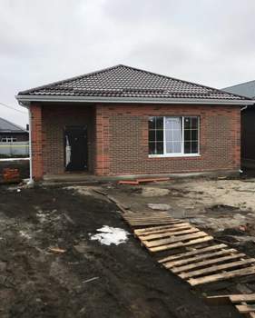 Дом 100м&sup2;, 1-этажный, участок 3 сот.  