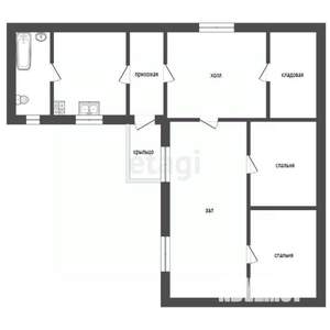 Дом 48м&sup2;, 1-этажный, участок 2 сот.  