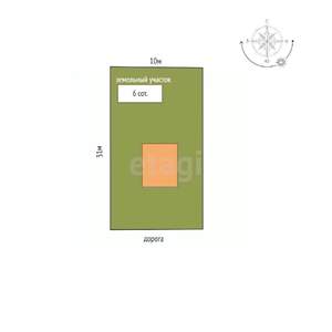 Дом 143м², 2-этажный, участок 6 сот.  