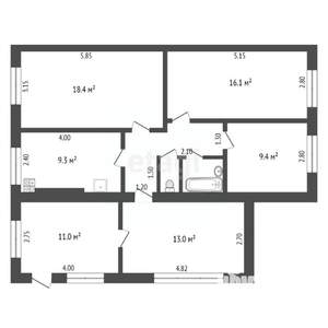 Дом 323м², 3-этажный, участок 10 сот.  
