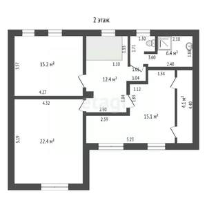Дом 182м², 2-этажный, участок 4 сот.  