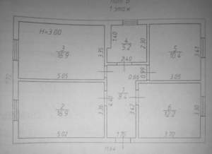 Дом 90м², 1-этажный, участок 3 сот.  