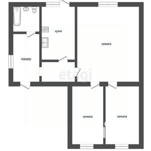 Дом 70м&sup2;, 1-этажный, участок 3 сот.  