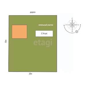 Дом 280м², 3-этажный, участок 6 сот.  
