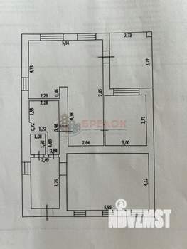 Дом 106м&sup2;, 1-этажный, участок 6 сот.  