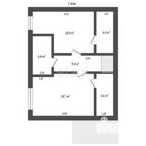Дом 146м², 2-этажный, участок 3 сот.  