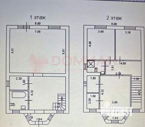 Дом 140м², 2-этажный, участок 4 сот.  