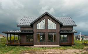 Дом 216м&sup2;, 2-этажный, участок 4 сот.  