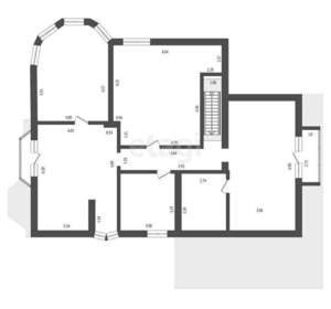 Дом 575м&sup2;, 2-этажный, участок 8 сот.  