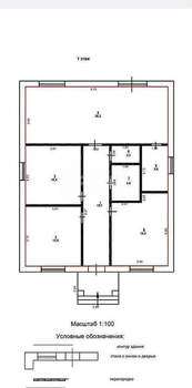 Дача 120м², 1-этажный, участок 6 сот.  