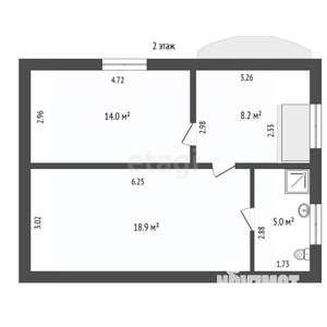 Дом 128м², 3-этажный, участок 5 сот.  