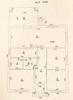 Дом 170м², 1-этажный, участок 6 сот.  