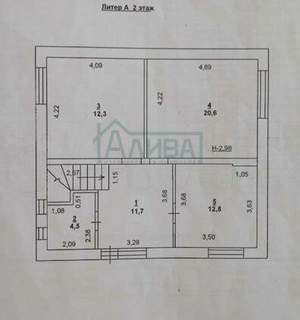 Дом 204м&sup2;, 3-этажный, участок 3 сот.  
