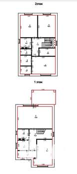 Дом 190м&sup2;, 2-этажный, участок 3 сот.  
