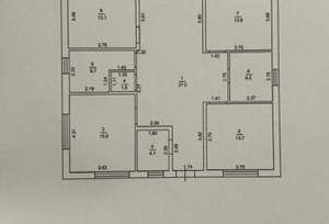 Дом 132м&sup2;, 1-этажный, участок 5 сот.  
