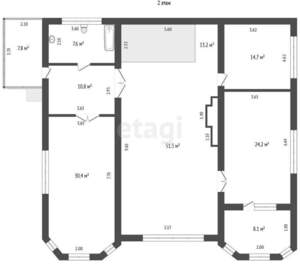 Дом 488м&sup2;, 3-этажный, участок 8 сот.  