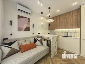 1-к квартира, на длительный срок, 38м2, 21/24 этаж