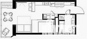 1-к квартира, на длительный срок, 29м2, 8/17 этаж