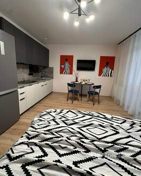 Студия квартира, на длительный срок, 30м2, 24/25 этаж