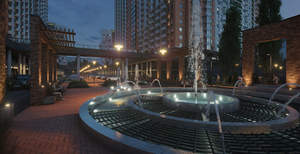 Студия квартира, на длительный срок, 38м2, 22/25 этаж